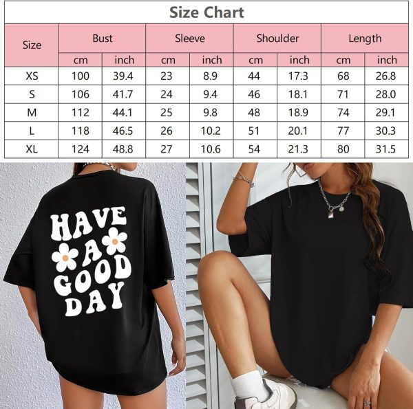 ⁦TUANMOZI Women Damen T-shirts_005 T-Shirt⁩ - الصورة ⁦6⁩