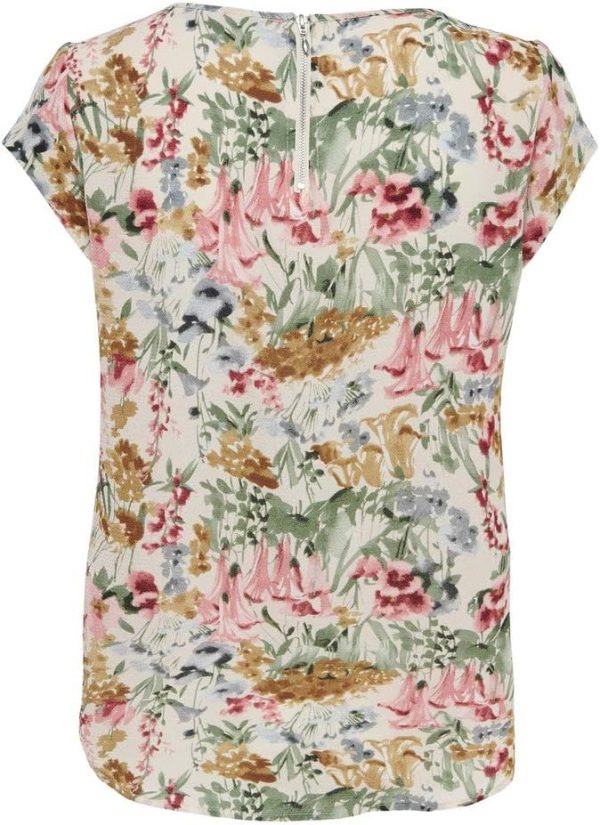 ⁦Only Women's ONLVIC S/S AOP PTM Blouse⁩ - الصورة ⁦2⁩