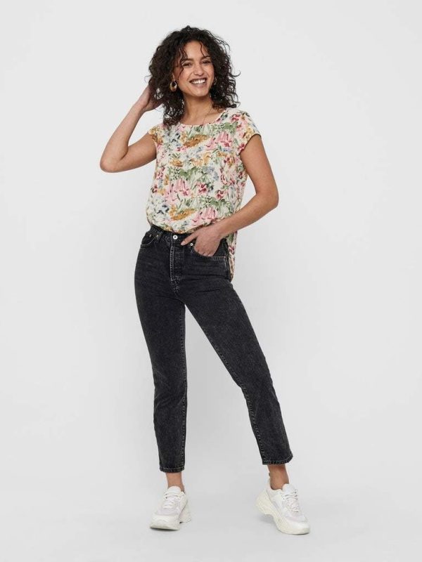 ⁦Only Women's ONLVIC S/S AOP PTM Blouse⁩ - الصورة ⁦5⁩
