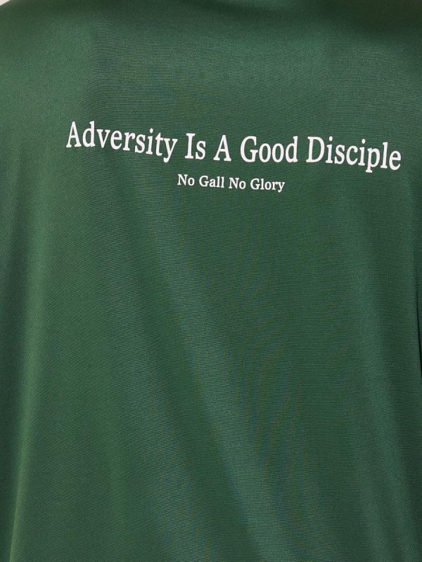 ⁦Styli Womens Green Slogan Print Short Sleeve Oversized T-Shirt⁩ - الصورة ⁦6⁩