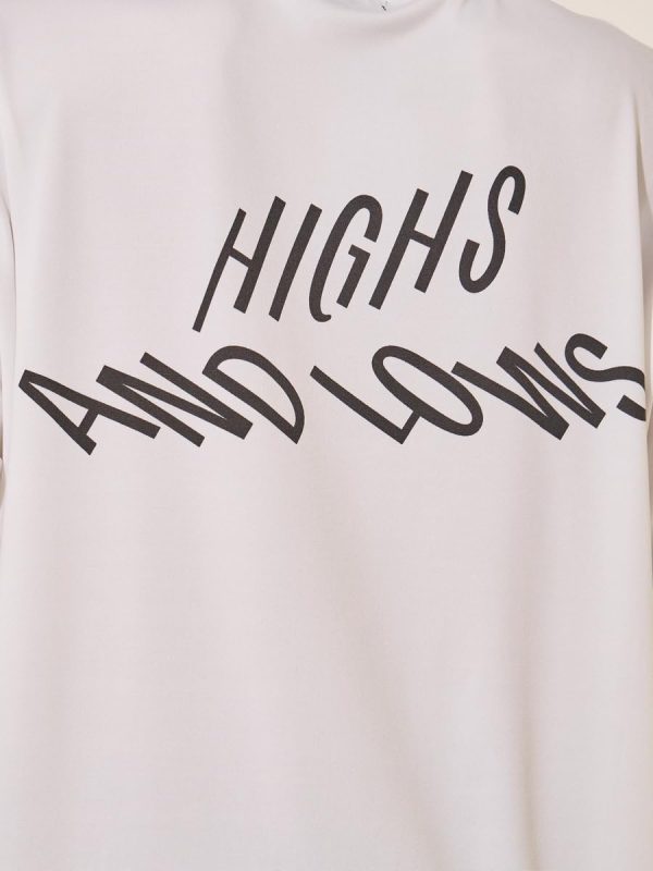 ⁦Styli Women's Slogan Print Short Sleeve Oversized T-Shirt⁩ - الصورة ⁦4⁩