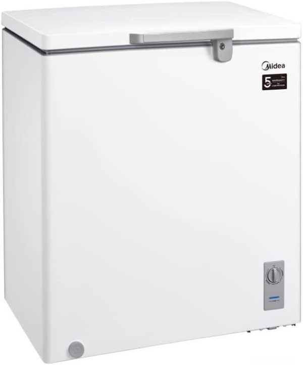 ⁦Midea 142 Liter Chest Freezer with Grip Handle and Lock | Model No HS-186CN1 with 2 Years Warranty⁩ - الصورة ⁦2⁩