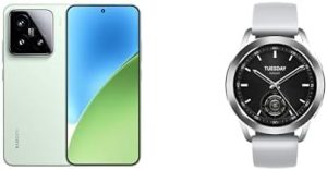 Xiaomi 15 Dual SIM Green 12GB RAM 512GB 5G - Global Version + Xiaomi Watch S3 Smart Watch 1.43″ AMOLED Heart Rate Fitness Tracker 5ATM HyperOS - Silver