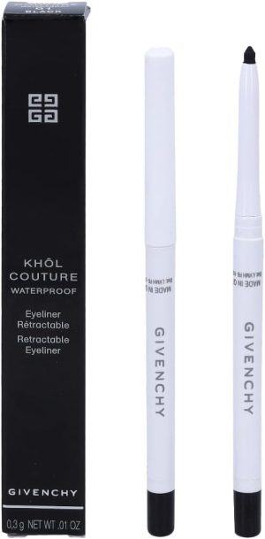 Givenchy Khol Couture Waterproof Retractable Eyeliner, No.01 Black, 0.01 Ounce