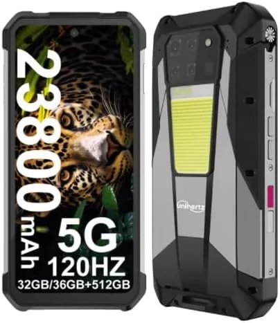 8849 Tank 3 Pro 5G Projector Phone 32GB RAM 512GB ROM Cell Phone 23800mAh 120W Fast Charger 200MP Camera Dual Sim
