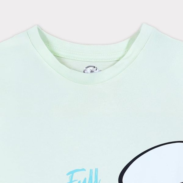 ⁦TRUCARE Girls Smurfs Kid's Girls Short Sleeves T-Shirt Western (pack of 1)⁩ - الصورة ⁦3⁩