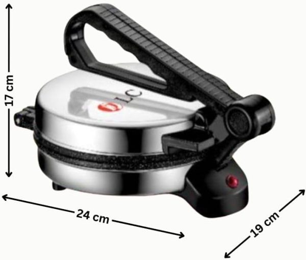 ⁦Non-Stick Electric Tortilla Maker - with Adjustable Switch and Indicator Light for Easy and Fast Preparation⁩ - الصورة ⁦3⁩