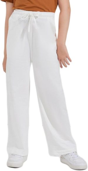 Styli Girls Basic Wide Leg Joggers with Drawstring