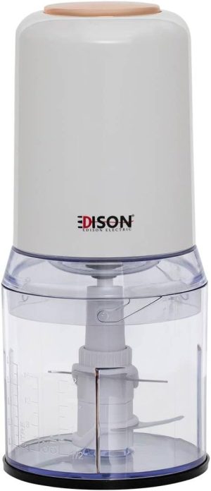 Edson Electric Vegetable Chopper 0.5L 4 Blades White 400W