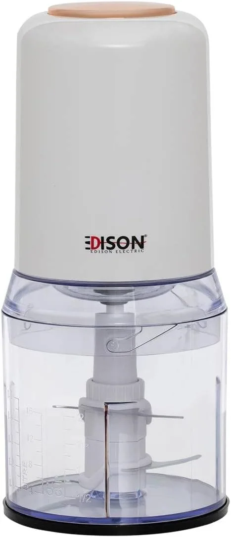 Edson Electric Vegetable Chopper 0.5L 4 Blades White 400W