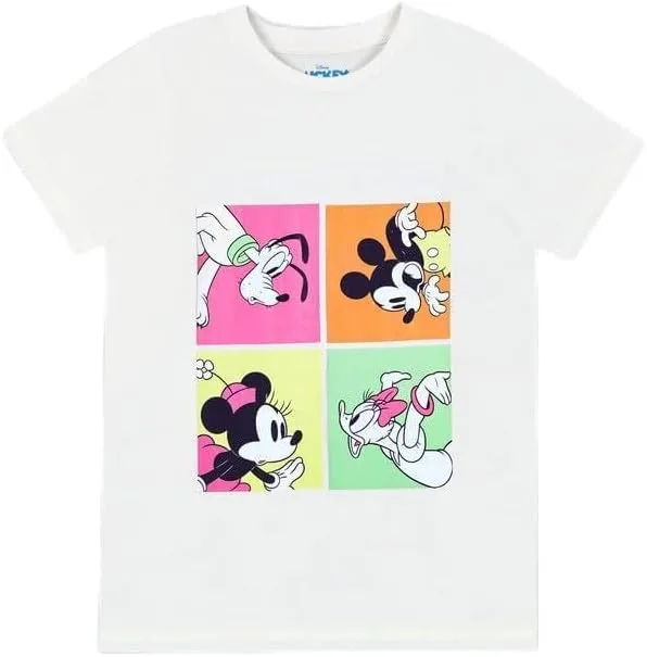 Disney Girls Disney Mickey & Friends Kids Girls Short Sleeves T-Shirt Western (pack of 1)
