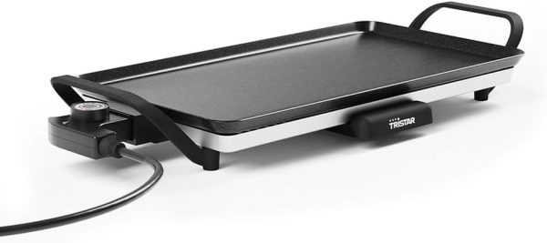 ⁦Tristar Slim M Electric Grill Plate Black⁩ - الصورة ⁦3⁩