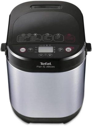 Tefal PF240E38 bread maker, black/stainless steel