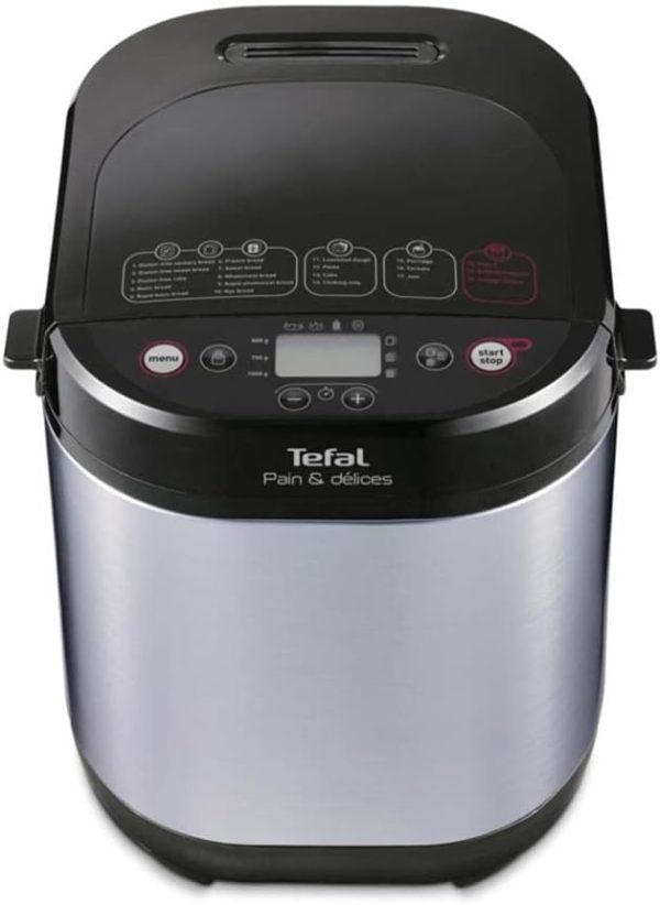 Tefal PF240E38 bread maker, black/stainless steel