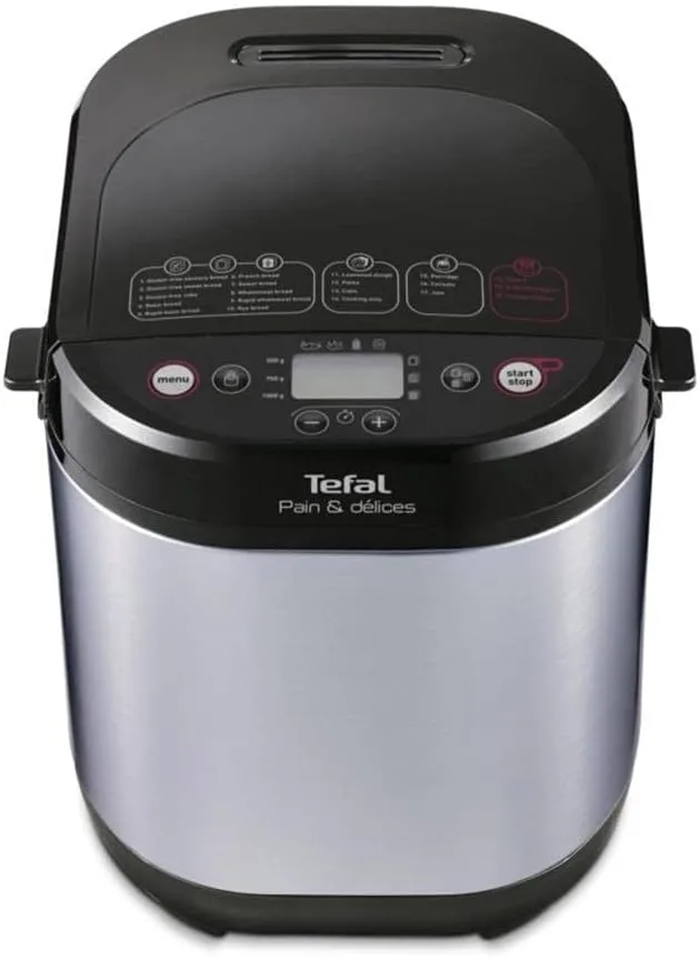Tefal PF240E38 bread maker, black/stainless steel