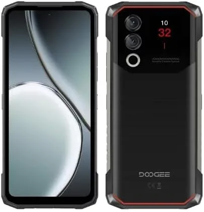 DOOGE Blade10 Max Rugged Phone 6.56" 90Hz Display 8GB+256GB Rear Display 50MP AI Main Camera 10300mAh 18W Charge