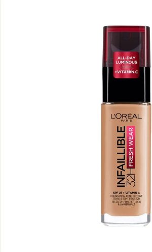 L’Oréal Paris Nude Infallible Foundation - 260 Soleil Dore/Golden