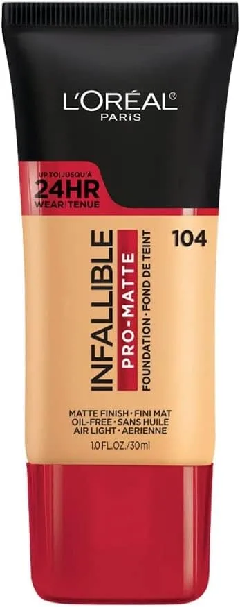 L'Oréal Paris Infallible Pro-Matte Foundation, Golden Beige, 1 fl. oz.