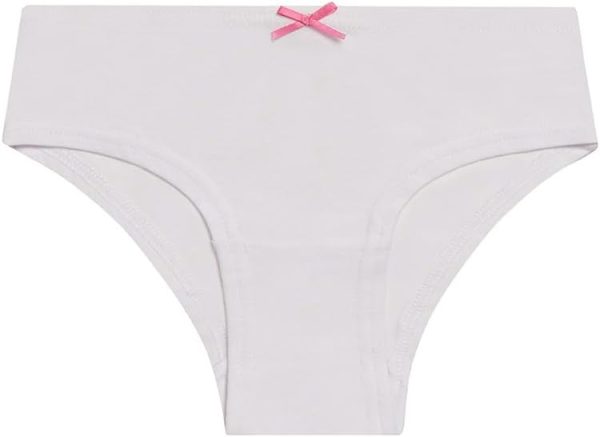 ⁦GREEN TREAT Girls GUHGT021 Pack Of 3 Organic Cotton Briefs⁩ - الصورة ⁦2⁩