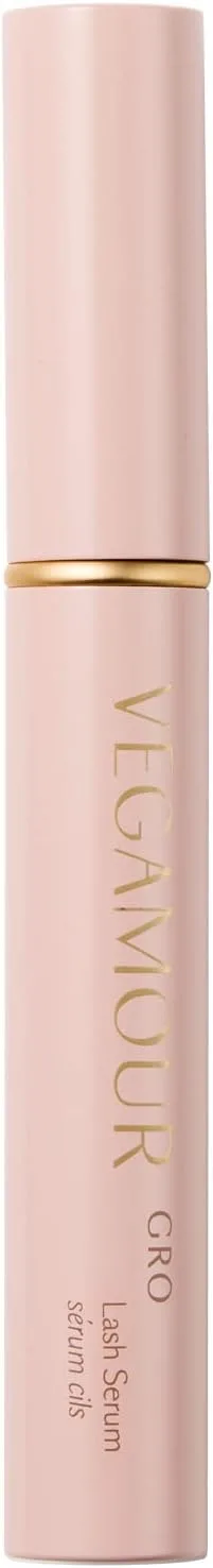 VEGAMOUR GRO Lash Serum, Eyelash Enhancer, Vegan Eyelash Serum for Fuller, Thicker Looking Lashes in as Soon as 30 Days, 3 ML