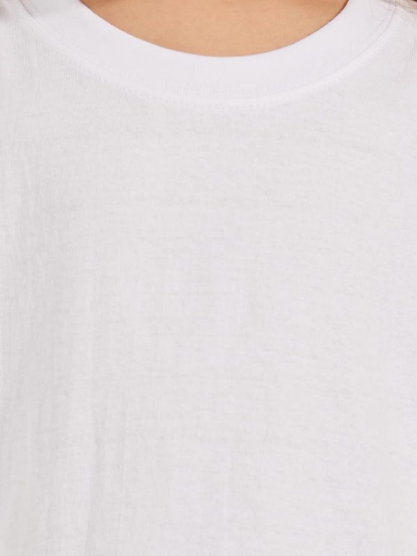 ⁦Styli Girls Cotton Round Neck T-Shirt⁩ - الصورة ⁦4⁩
