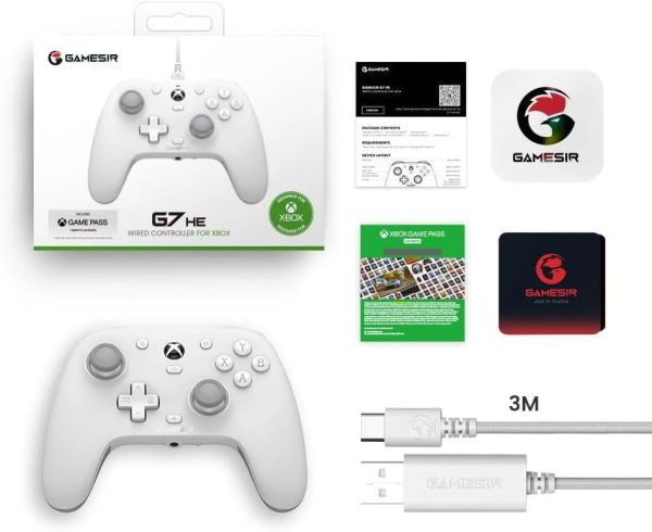 ⁦GameSir G7 HE Wired Controller for Xbox Series X|S, Xbox One & Windows 10/11, Plug and Play Gaming Gamepad with Hall Effect Joysticks/Hall Trigger, 3.5mm Audio Jack⁩ - الصورة ⁦6⁩