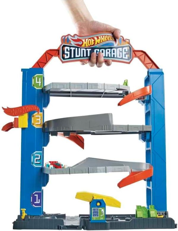 ⁦Hot Wheels™ City Stunt Garage Play Set Gift Idea for Ages 3 to 8 years⁩ - الصورة ⁦3⁩
