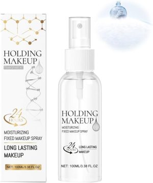 Azonee Concealer Setting Spray, Hydrating & Long-Lasting Dewy Glow Fixing Spray, Transfer-Proof, Lightweight and Breathable, Paraben Free & Vegan (White)