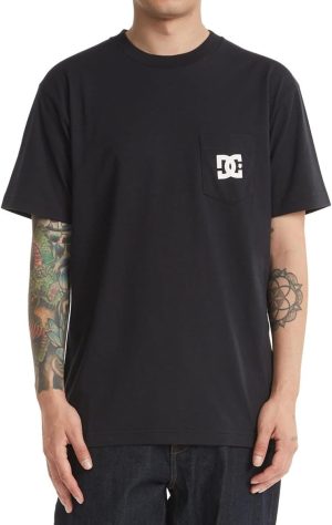 DC Young Mens Dc Star Pocket Hss T-Shirt
