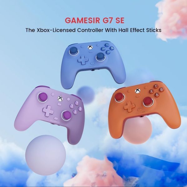 ⁦GameSir G7 SE Wired Controller for Xbox Series X|S, Xbox One & Windows 10/11, Plug and Play Gaming Gamepad with Hall Effect Joysticks/Hall Trigger, 3.5 mm Audio Jack （Orange)⁩ - الصورة ⁦9⁩