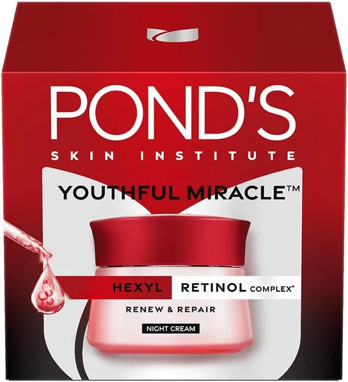 Pondâ€™s Age Miracle Wrinkle Corrector Night Cream, 50g