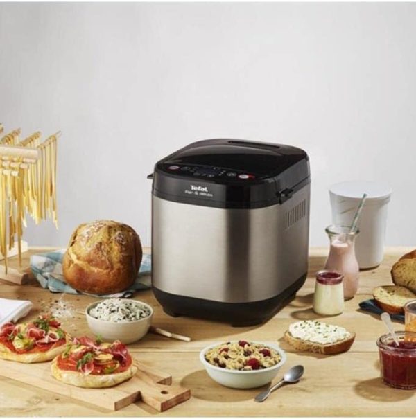 ⁦Tefal PF240E38 bread maker, black/stainless steel⁩ - الصورة ⁦4⁩
