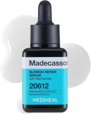 Mediheal Madecassoside Repair Serum, 1.35 Fl.Oz (40 Ml) | Blemish Care, Fades Pigmentation And Freckles & Skin Soothing & Hydration | With Centella Asiatica, Niacinamide