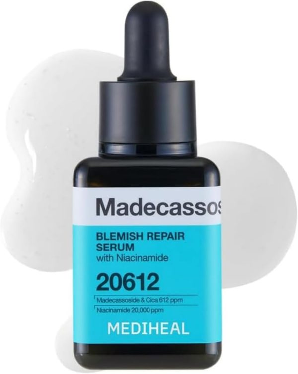 Mediheal Madecassoside Repair Serum, 1.35 Fl.Oz (40 Ml) | Blemish Care, Fades Pigmentation And Freckles & Skin Soothing & Hydration | With Centella Asiatica, Niacinamide