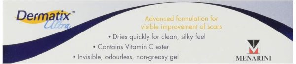 ⁦Dermatix Gel Topical Scar Treatment, Scar Reduction Gel, Advanced Scar Mark Reducer, Silicone Ultra GEL 15 Grams. by Dermatix⁩ - الصورة ⁦2⁩