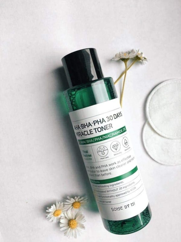 ⁦SOMEBYMI Ifactory Aha. Bha. Pha Anti-acne Exfoliation Hydration Brightening 30Days Miracle Toner (5oz,150ml ) - Set of 2 Pieces⁩ - الصورة ⁦4⁩