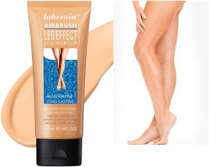 Beliky Girl Leg Makeup Lotion, Airbrush Legs, Body Makeup Foundation, Waterproof No Transfer, Leg and Body Scar Cover up Makeup for Tattoo Cover Up, Long Last Body Foundation,118ml #2 MEDIUM GLOW
