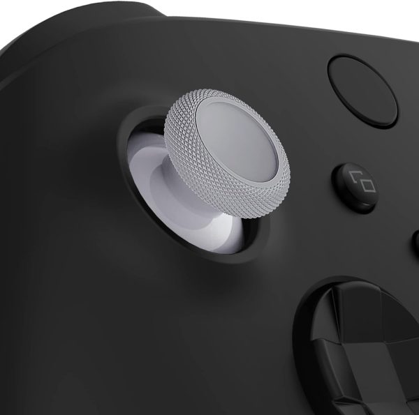 ⁦eXtremeRate Replacement Thumbsticks for Xbox Core Wireless Controller, Joysticks Repair Kit for Xbox Series X/S Controller, Custom Analog Stick Buttons for Xbox One S/X/Elite - New Hope Gray⁩ - الصورة ⁦2⁩
