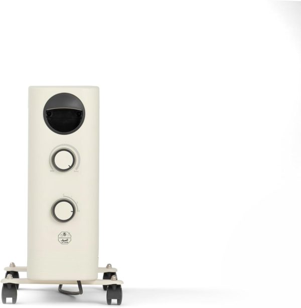 ⁦ALSAIF 2000W Electric Quartz Heater with wheels, automatic overheat protection for safety. beige E07009 2 year warranty.⁩ - الصورة ⁦2⁩