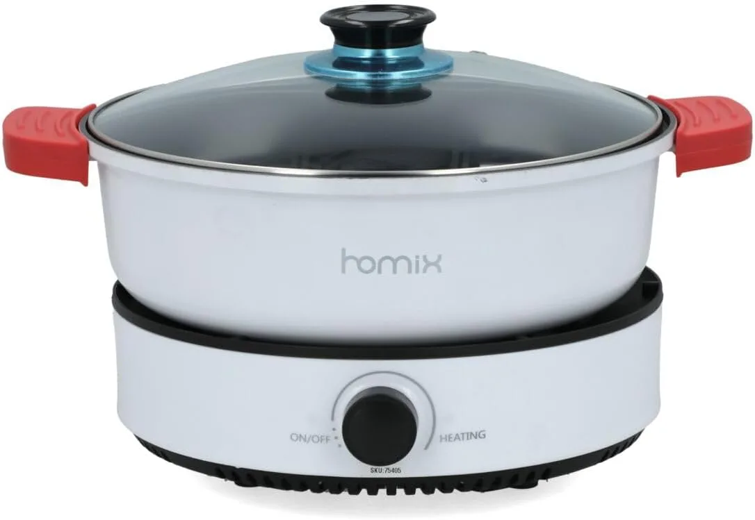 Homix 1400W Electric Multi Function Pan White