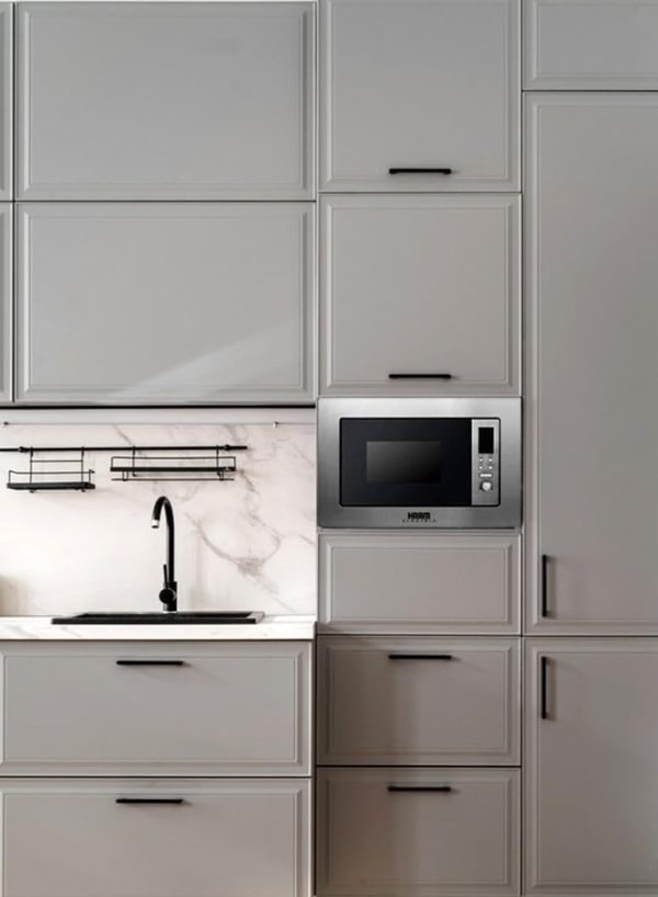 ⁦HAAM Built-In Microwave - 20 liters - 800 Watts - With Grill - HM20SBTMW⁩ - الصورة ⁦3⁩