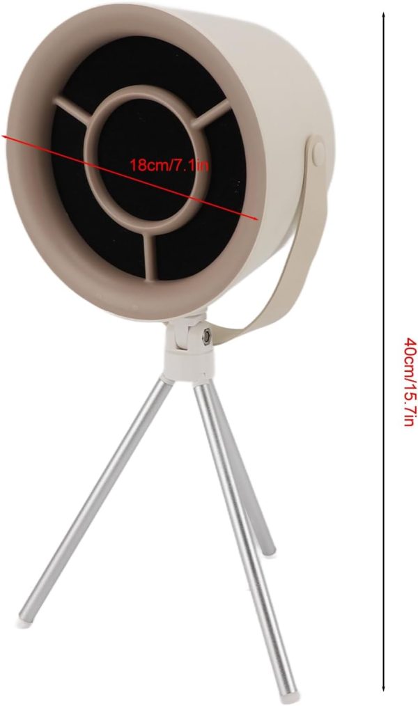 ⁦Jiawu Portable Range Hood for Cooking, Desktop Range Hoods with 3 Speeds, Detachable Filters, Hanging Mini Range Hoods Kitchen Exhaust Fan for Indoor BBQ, Hot Pot and RV Kitchen⁩ - الصورة ⁦6⁩