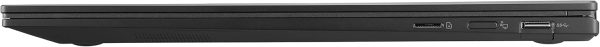 ⁦LG gram (2022) 16T90Q 2-in-1 Tablet Laptop, 16" (2560 x 1600) IPS Display, Intel Evo 12th Gen i7 1260P Processor, 16GB LPDDR5, 2TB NVMe SSD, FHD Webcam, WiFi 6E, Thunderbolt 4, Windows 11, Black⁩ - الصورة ⁦16⁩