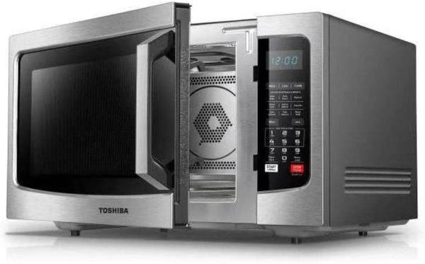 ⁦Toshiba 42 Liter Microwave with Grill and Digital Control| Model No ML-EG42PBB(BS) with 2 Years Warranty⁩ - الصورة ⁦2⁩