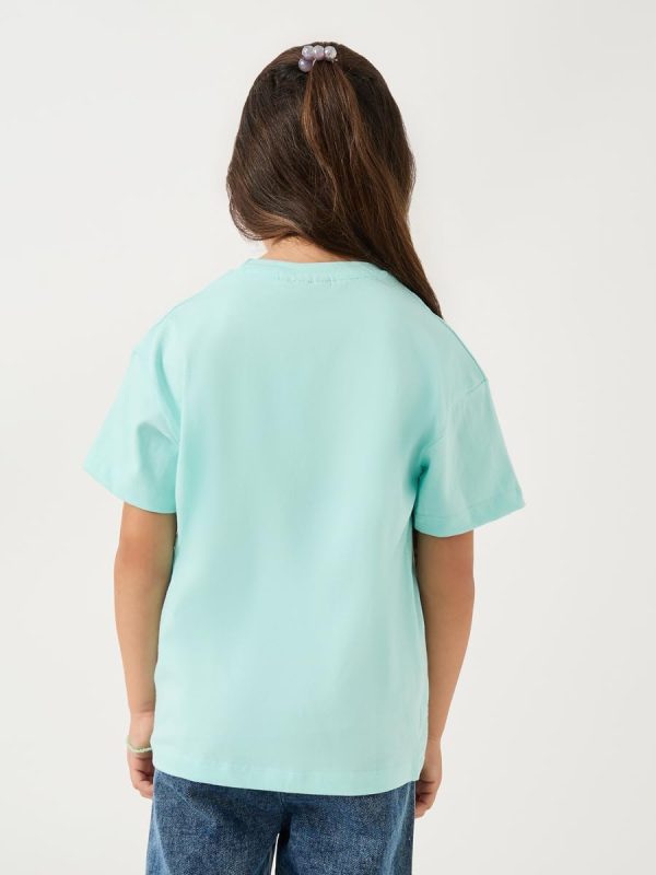 ⁦Styli Girls Over Size Snoopy T-Shirt⁩ - الصورة ⁦5⁩