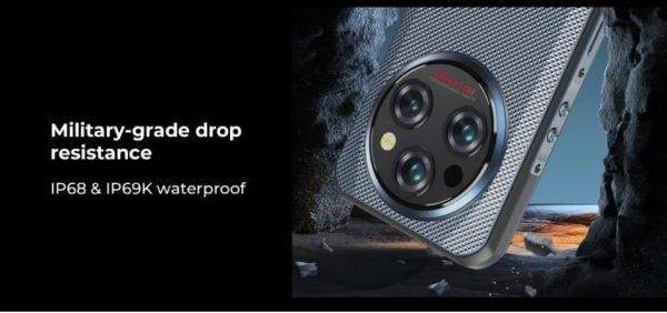 ⁦Global Version Oukite WP35 5G Rugged Smartphone 6.6" 2.4K 11000 mAh 24GB+256GB Mobile Phone Android 14 64 MP NFC Cell Phone⁩ - الصورة ⁦5⁩