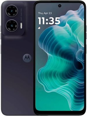 Motorola Moto G35 Dual-SIM 128GB ROM + 4GB RAM (GSM Only | No CDMA) Factory Unlocked 5G Smartphone (Midnight Black) - International Version