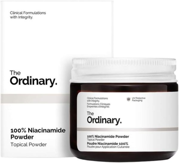 THE ORDINARY 100% Niacinamide Powder - Topical Powder 20g, white