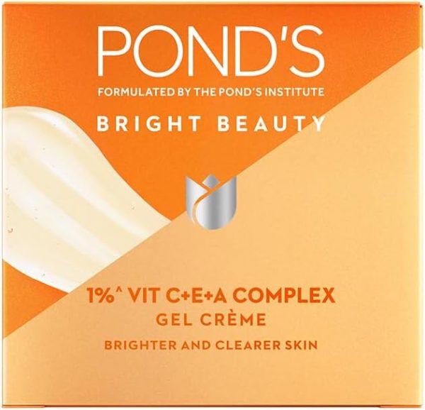 ⁦POND'S Bright Beauty 1% Vit C+E+A Gel Crème 50g⁩ - الصورة ⁦3⁩