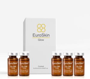 EuroSkin GLOW Cocktail Line 5 x 10 ml / 5 x 0,35 fl. oz. Get a glowing healthy and fresh appearance of face, hands, neck and upper chest area